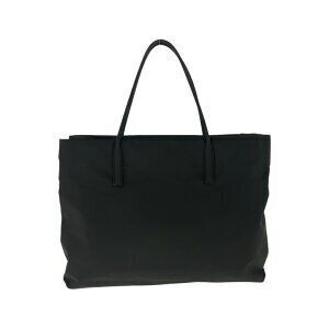Prada plate shoulder triangular tote Nylon logo black Tessuto bag